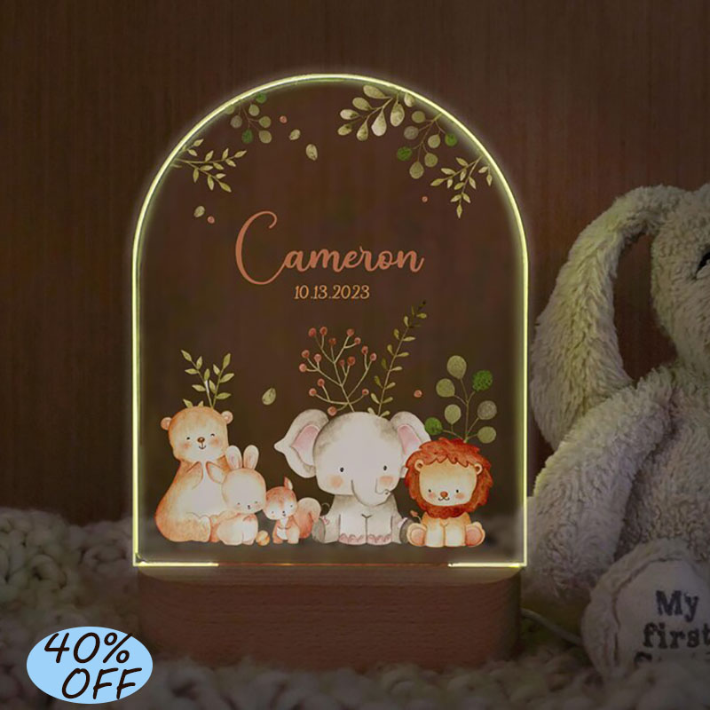 Baby Nursery Light - Lampka Nocna dla Dzieci z Własnym