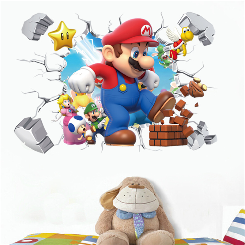 Baby Nursery Stickers - Naklejki ścienne 3D z postaciami z