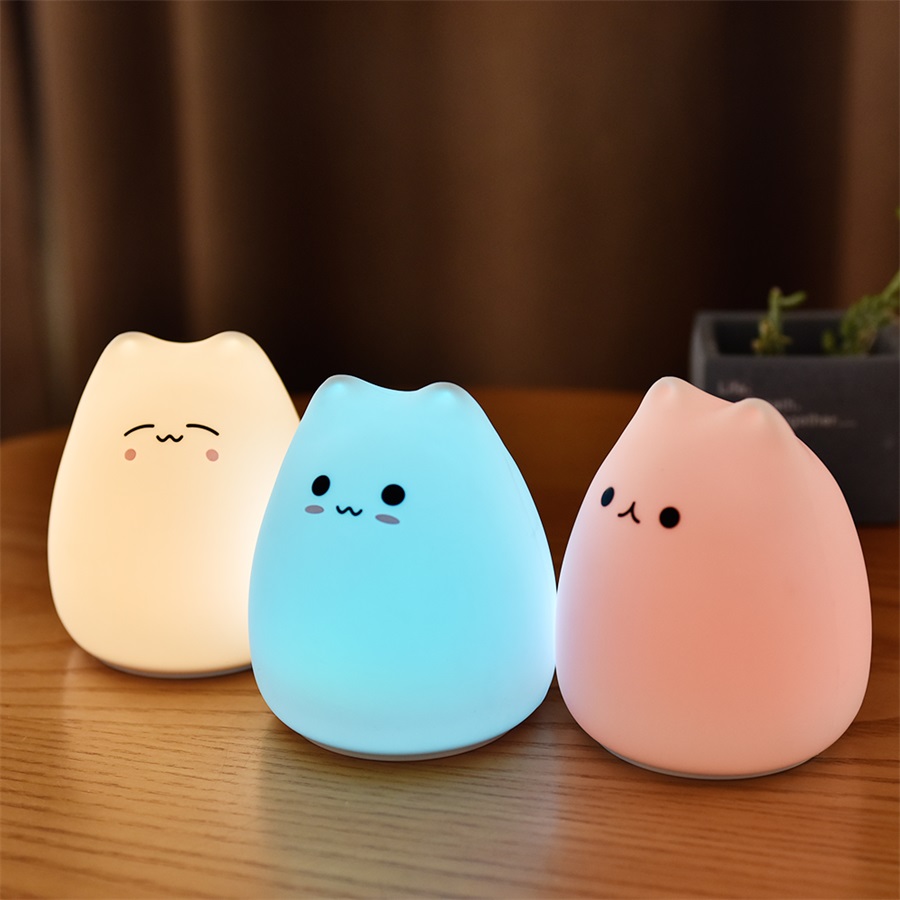Baby Nursery Light - Lampka nocna Cute Cat dla niemowląt