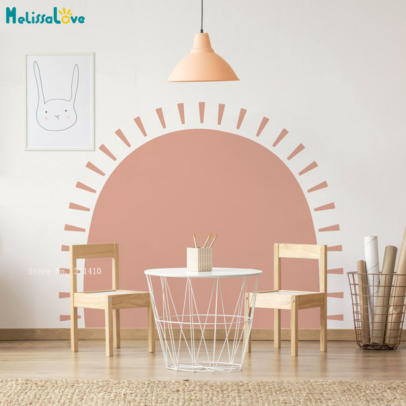 Pół słońca Boho naklejki ścien – Baby Nursery Stickers recenzja i cena