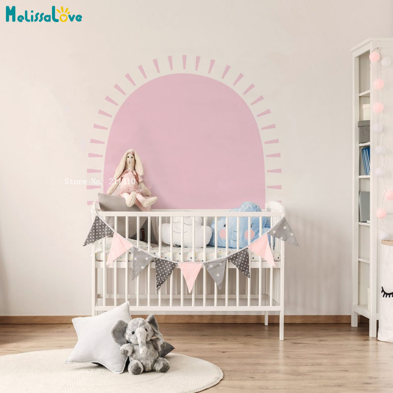 Pół słońca Boho naklejki ścien – Baby Nursery Stickers recenzja i cena