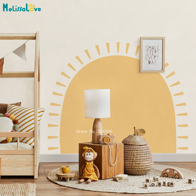 Pół słońca Boho naklejki ścien – Baby Nursery Stickers recenzja i cena