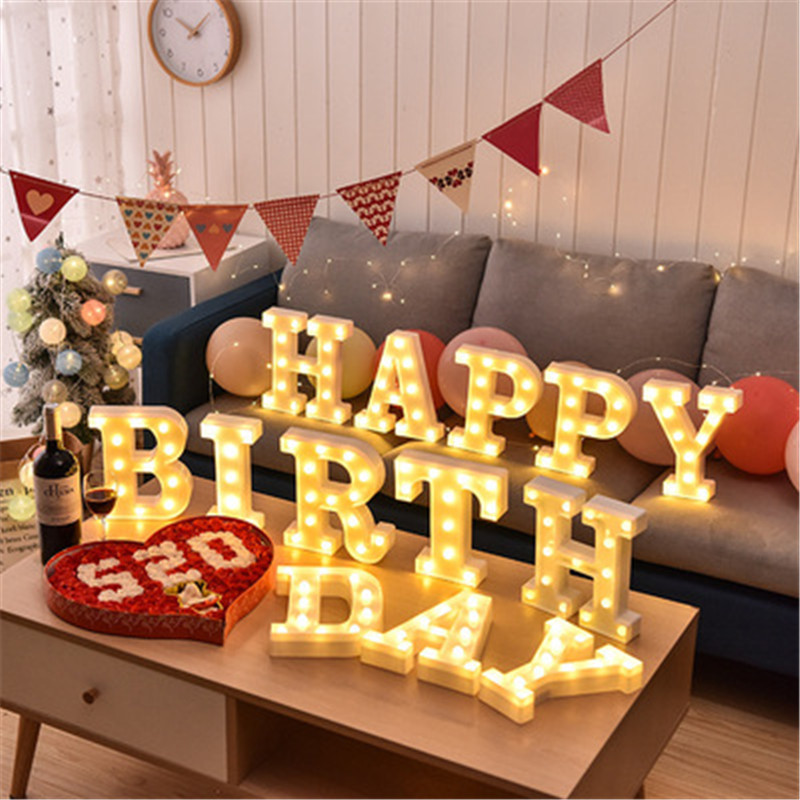 Dekoracyjne litery Alfabet Lit – Baby Nursery Light recenzja i cena