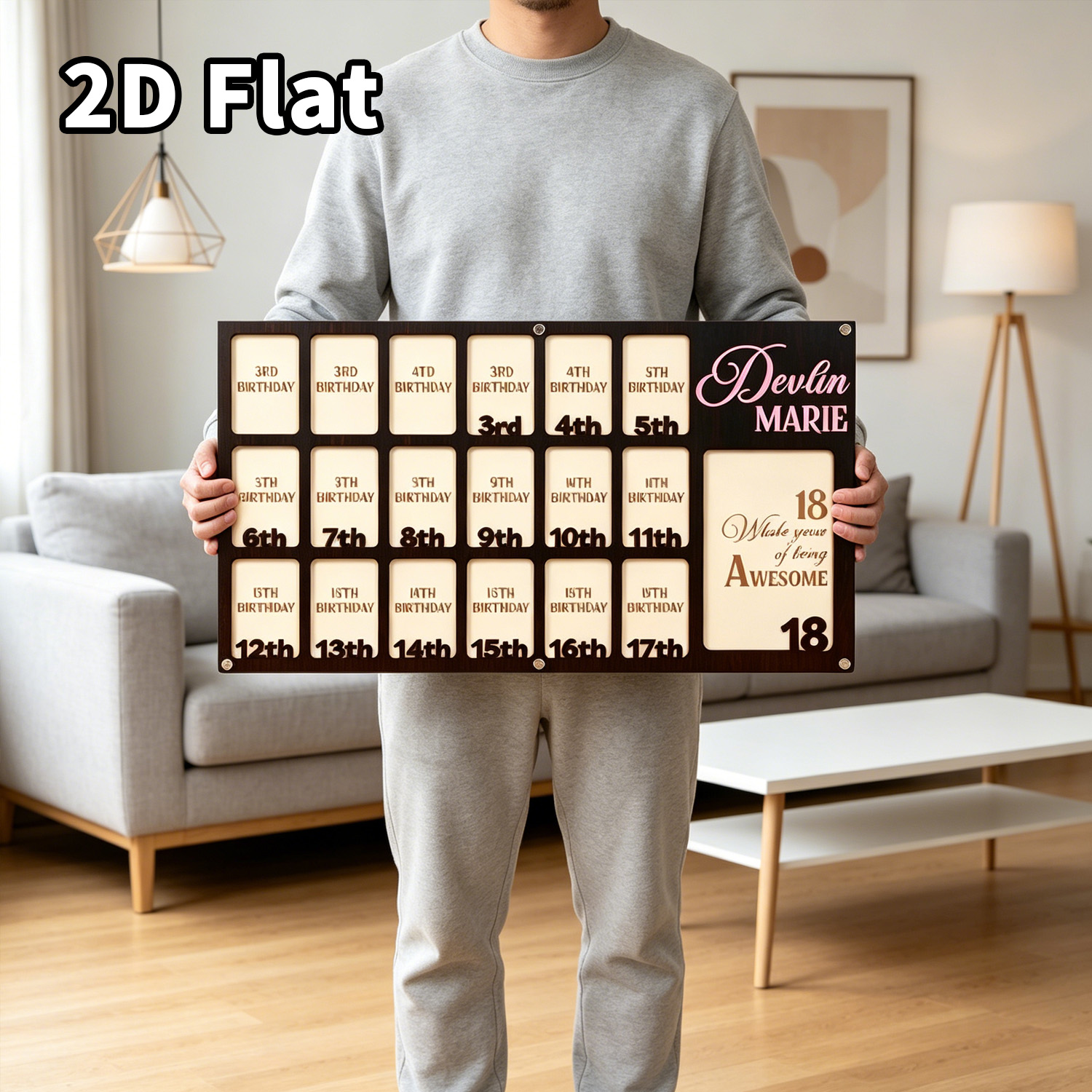 1 szt. Personalizowana drewnia – Baby Nursery Frames recenzja i cena