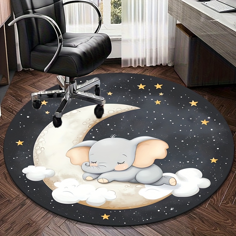 Uroczy dywanik w kształcie sło – Baby Nursery Elephant Theme recenzja i cena