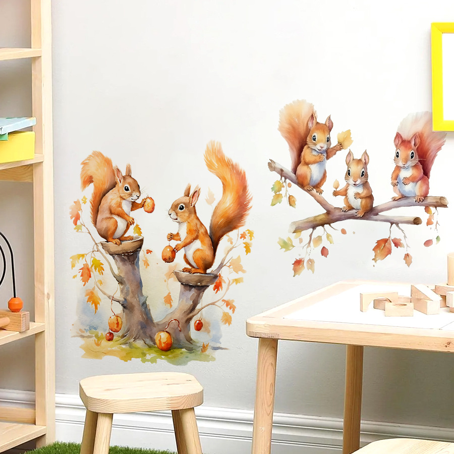 Cartoon śliczna ciepła wiewiór – Baby Nursery Tree recenzja i cena