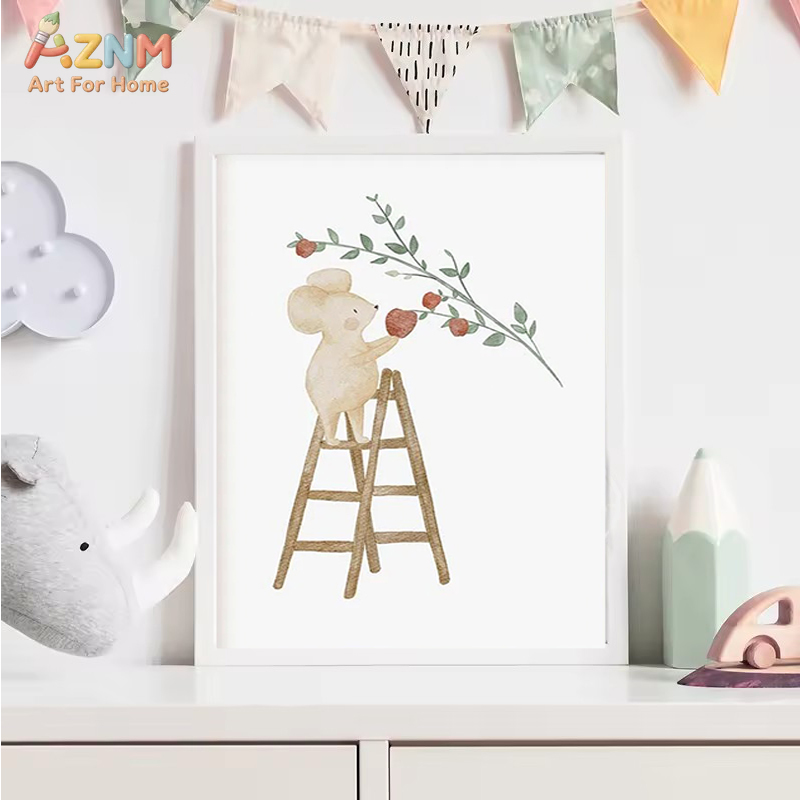 AZNM Akwarelowe Neutralne Zwie – Baby Nursery Gender Neutral recenzja i cena