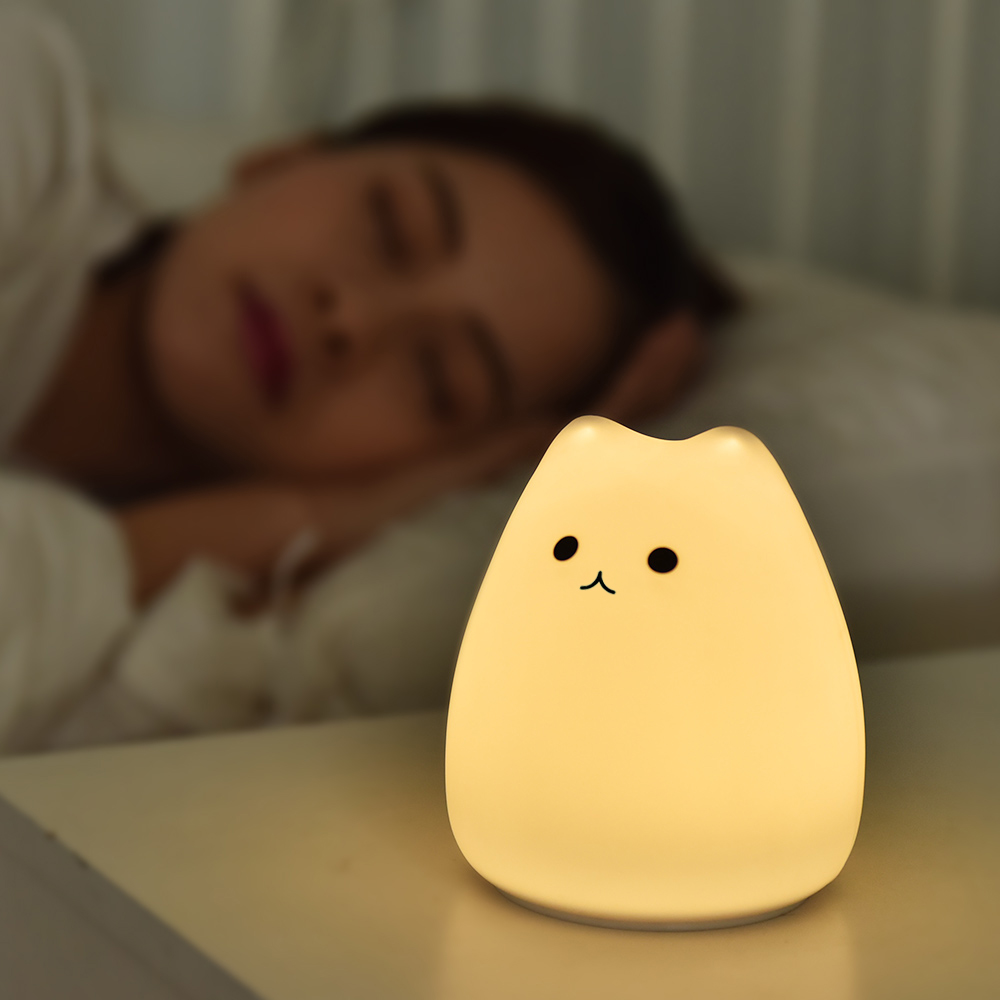 Lampka nocna Cute Cat dla niem – Baby Nursery Light recenzja i cena