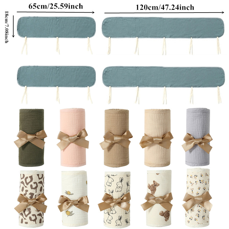 4 szt. Bawełniane zderzaki łóż – Baby Nursery Glider recenzja i cena