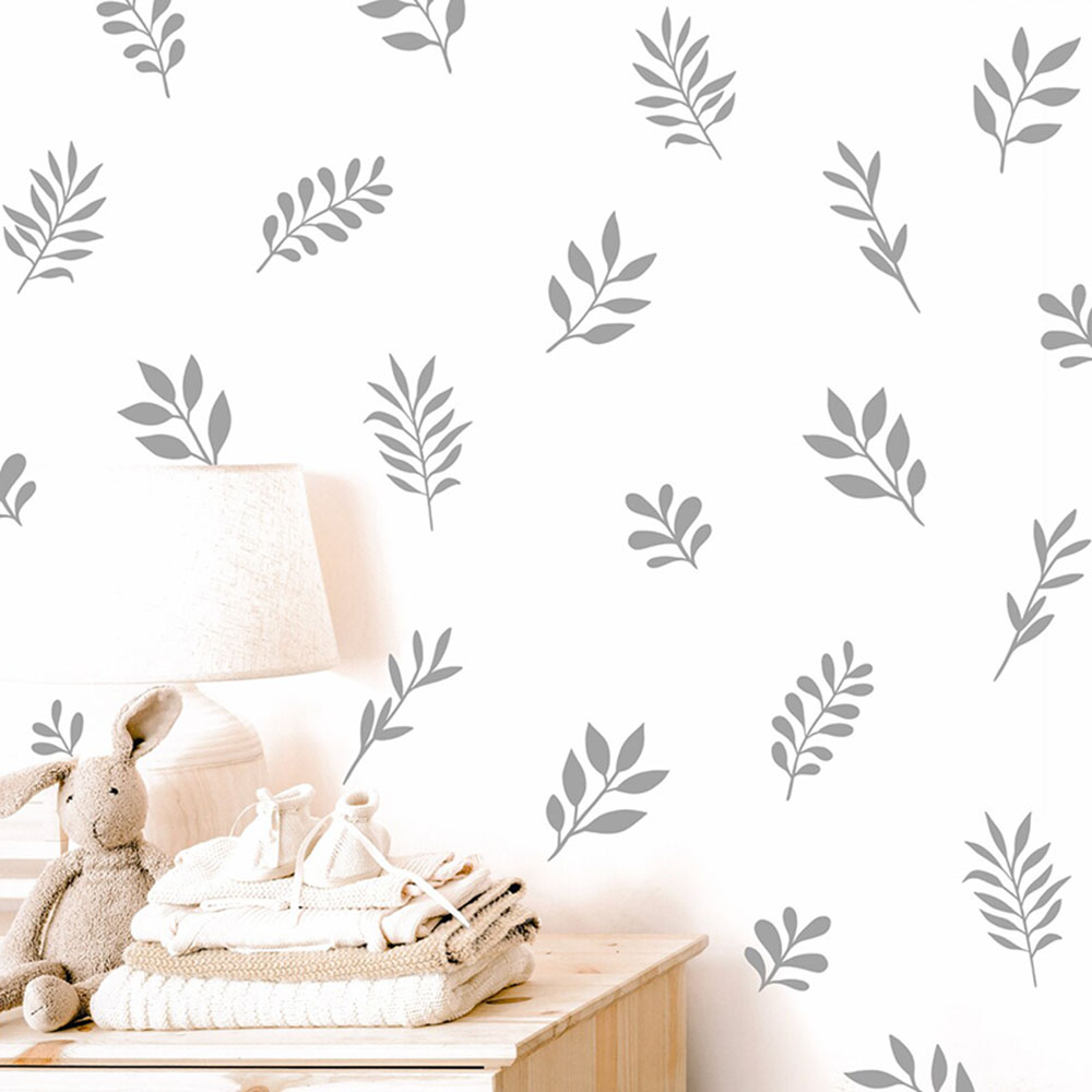 41Pcs Botanical Leaf Wall Stic – Baby Nursery Tree recenzja i cena