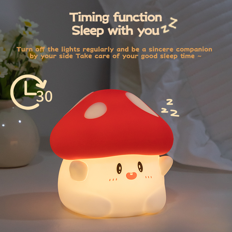 Grzybowa lampka nocna LED akum – Baby Nursery Light recenzja i cena