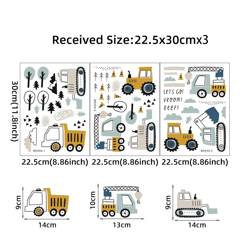 Ręcznie rysowane śliczne samoc – Baby Nursery Stickers recenzja i cena