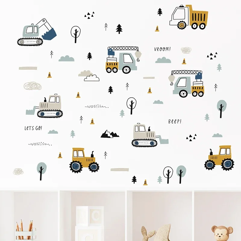 Ręcznie rysowane śliczne samoc – Baby Nursery Stickers recenzja i cena