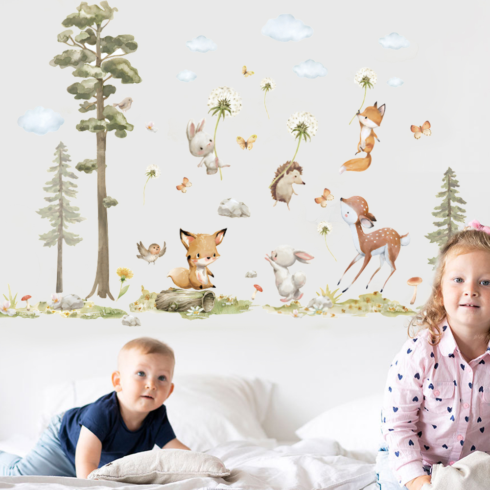 Śliczne leśne zwierzęta Naklej – Baby Nursery Tree recenzja i cena