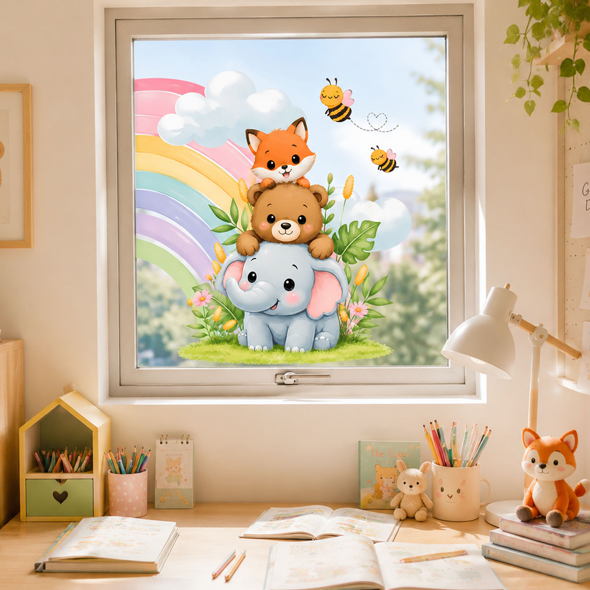 Urocza folia okienna z motywem – Baby Nursery Stickers recenzja i cena