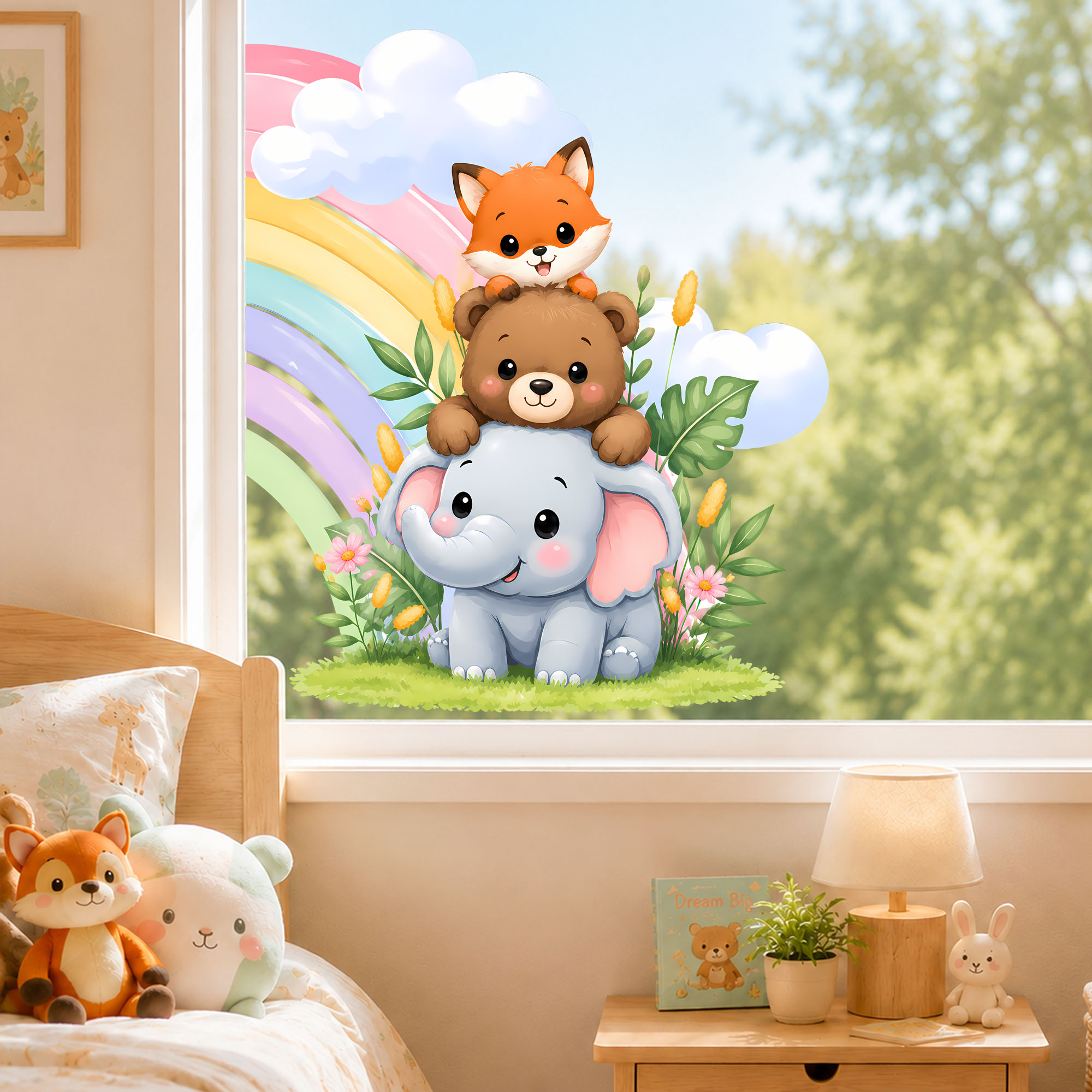 Urocza folia okienna z motywem – Baby Nursery Stickers recenzja i cena