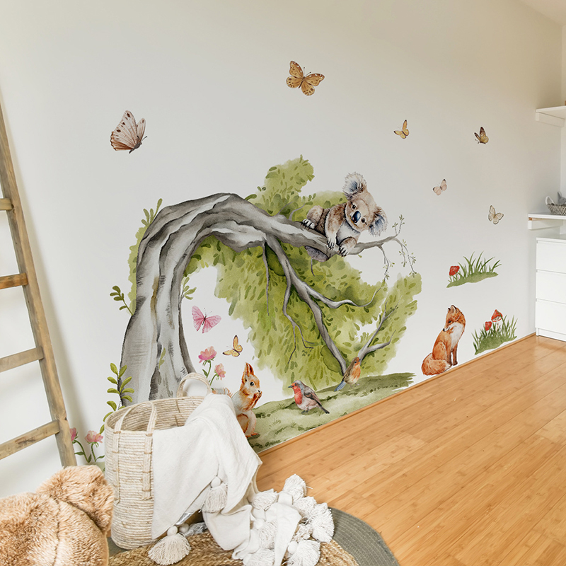 Naklejka Ścienna Dżungla Duże  – Baby Nursery Tree recenzja i cena