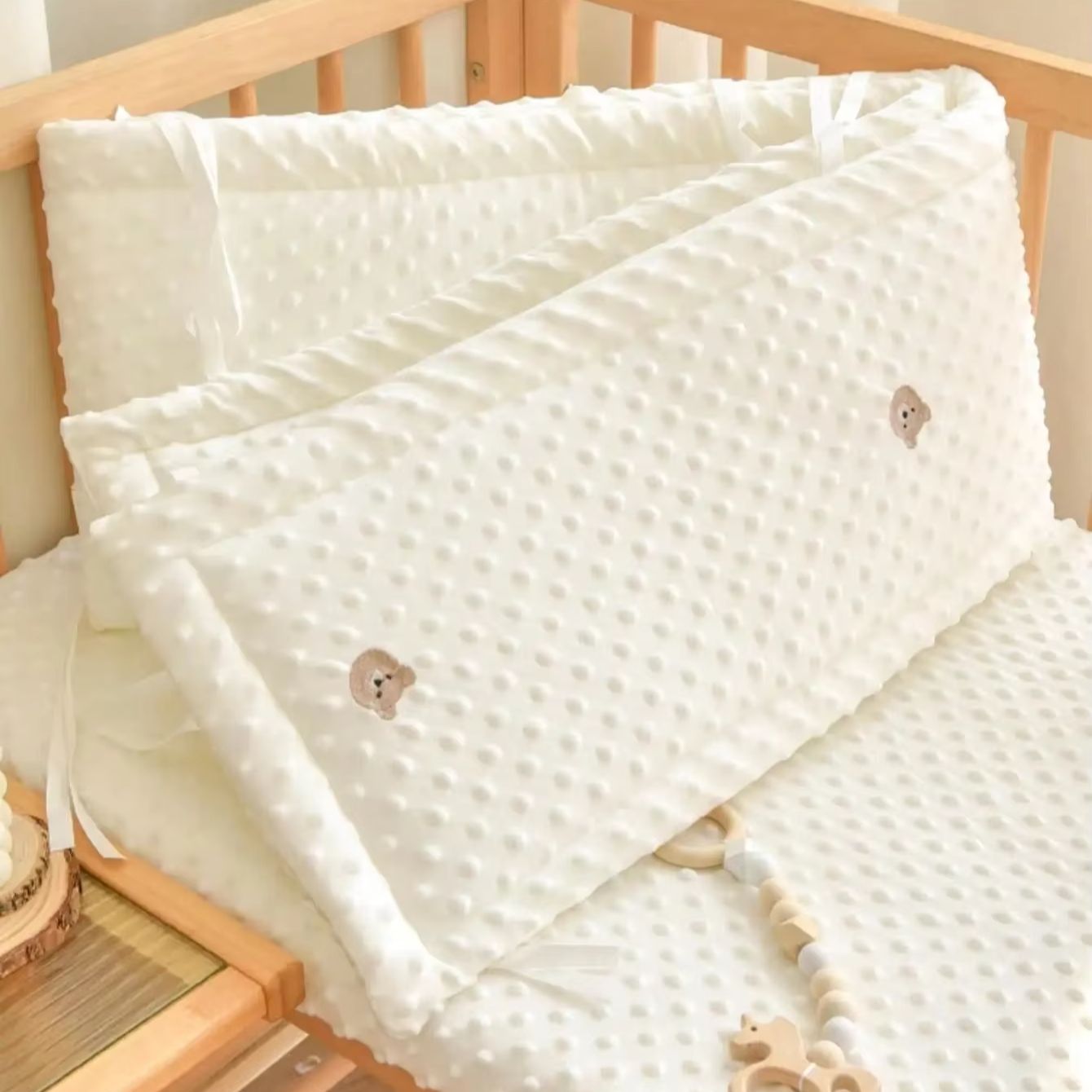 Jednokolorowa bawełniana osłon – Baby Nursery Glider recenzja i cena