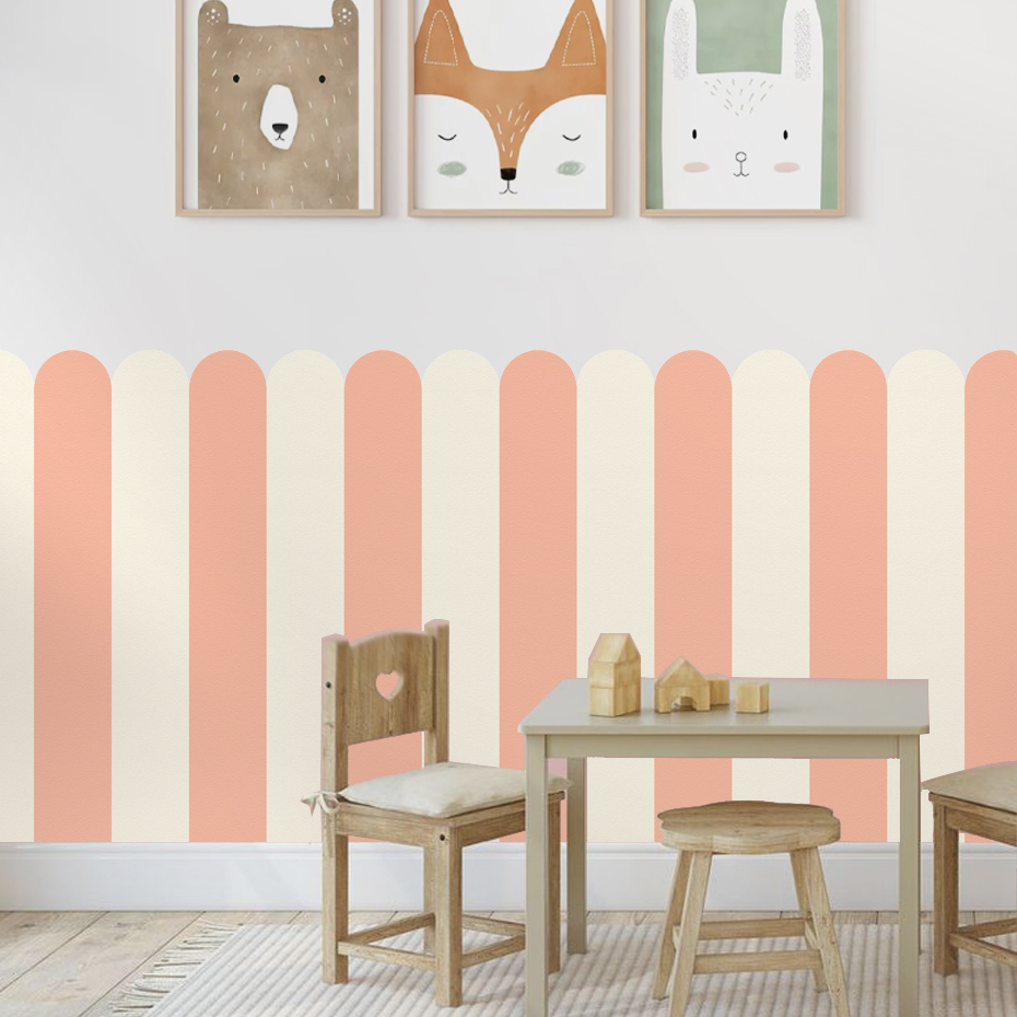 Wielokolorowa pionowa tapeta w – Baby Nursery Stickers recenzja i cena