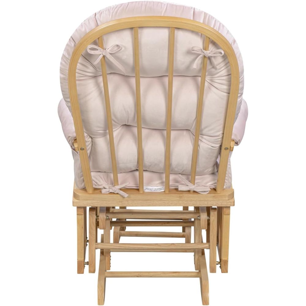 Fotel bujany Madison z podnóżk – Baby Nursery Glider recenzja i cena